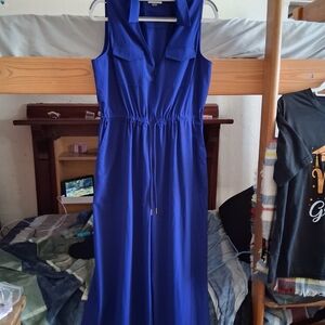 Calvin Klein Vibrant Blue Maxi Dress